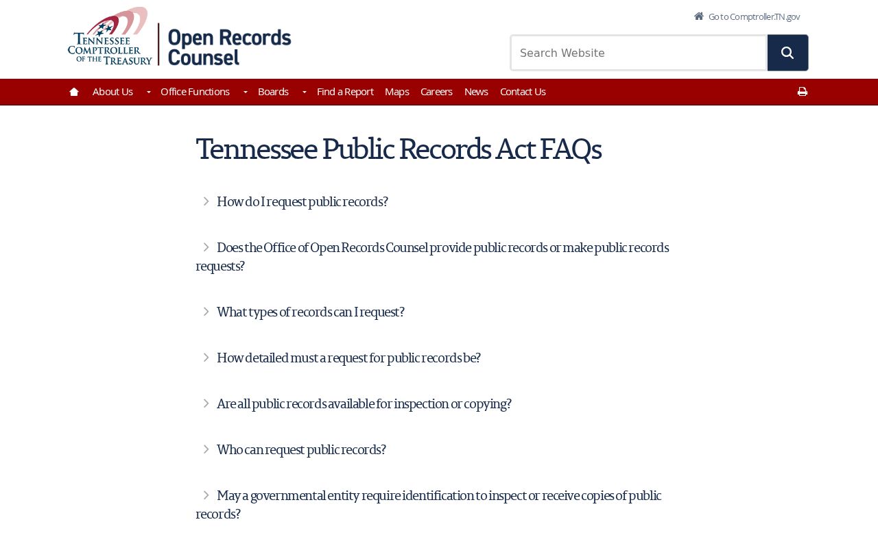 Rutherford County residents directory Tennessee public records guidance